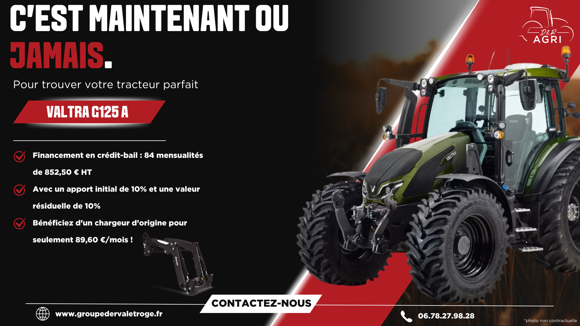 offre Valtra G125A DR AGRI offre Valtra G125A DR AGRI